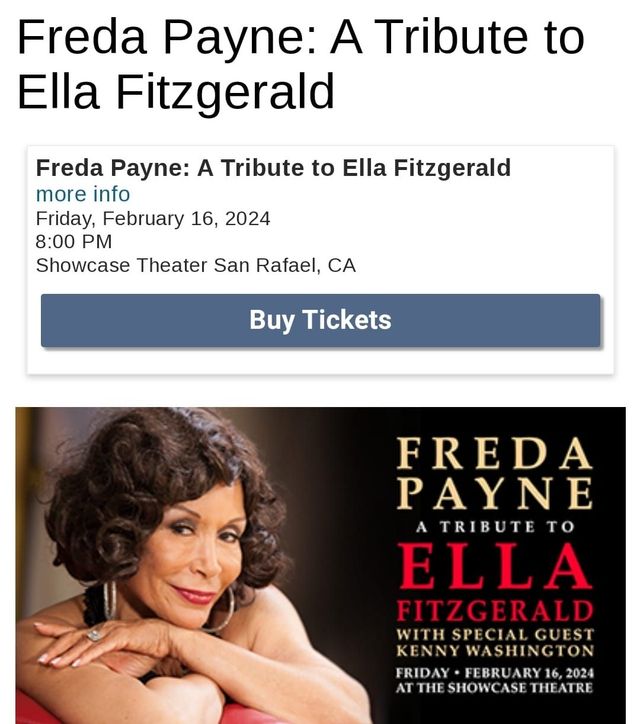 Freda Payne - Official Website | Biography, Music, Tours & More